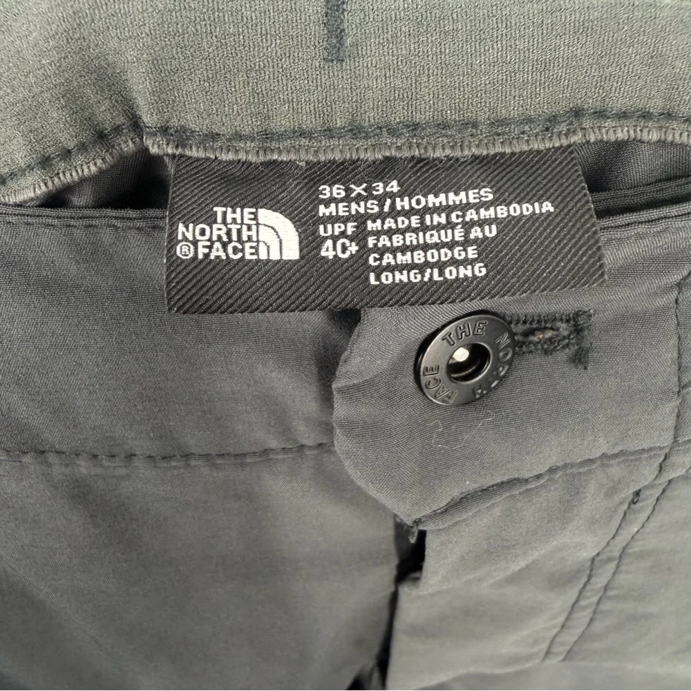 The North Face Mens‎ Hiking Pants 36x34 Gray Outdoor Trail Lightweight